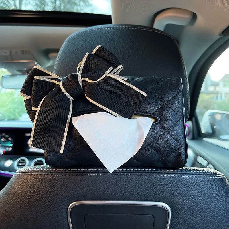 Back Seat Headrest Hanging Tissue Box