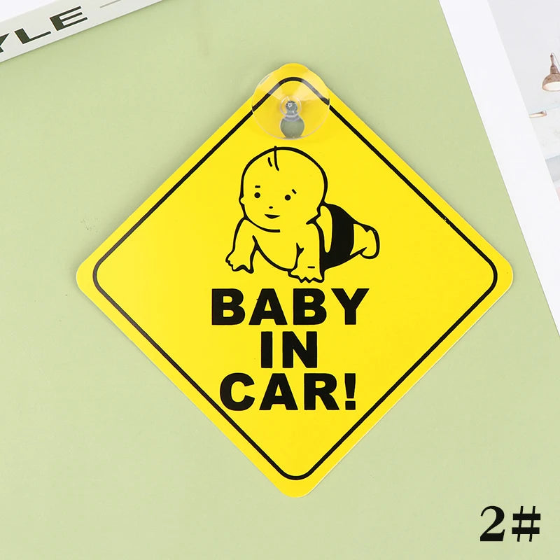 1pc Baby On Board Safety Car Window  Sticker