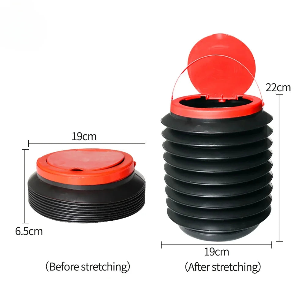 Folding garbage organizer