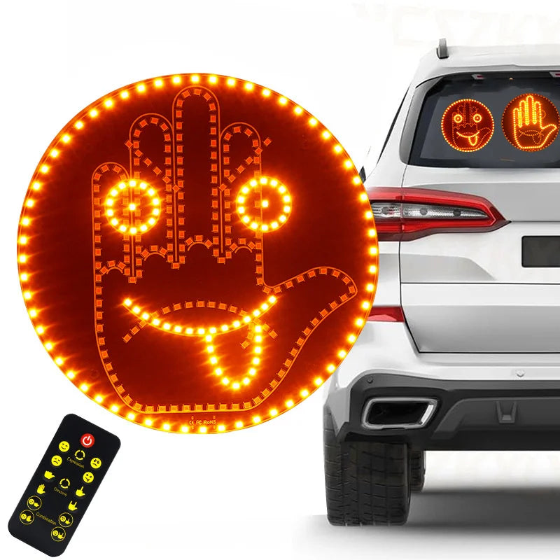 Car Expression Remote Control Led Lighting