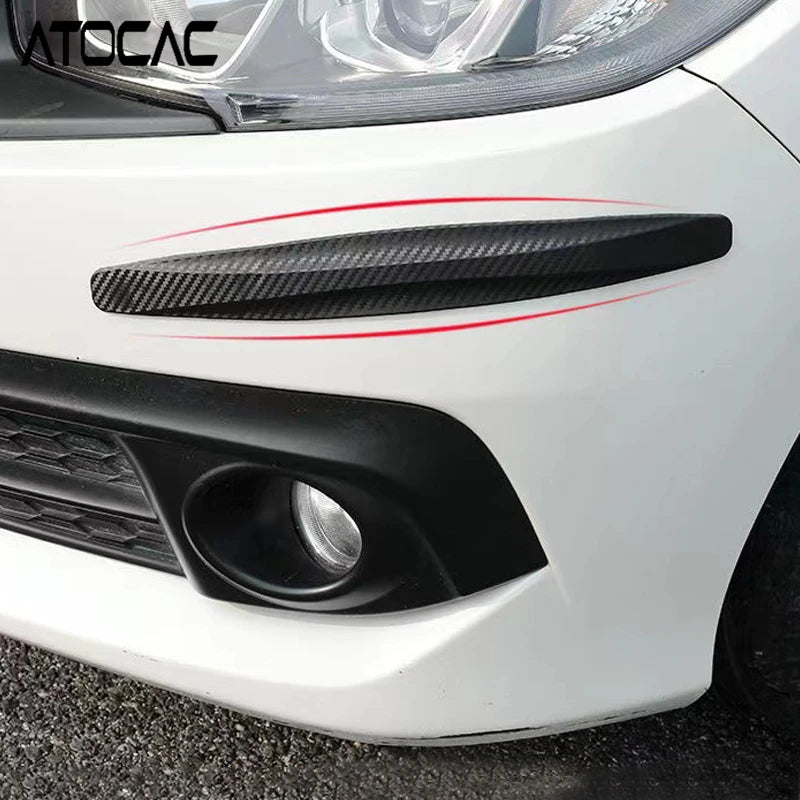 4PCS Car Bumper Guard Strip PVC Door Edge Protection Anti Scratch Collision