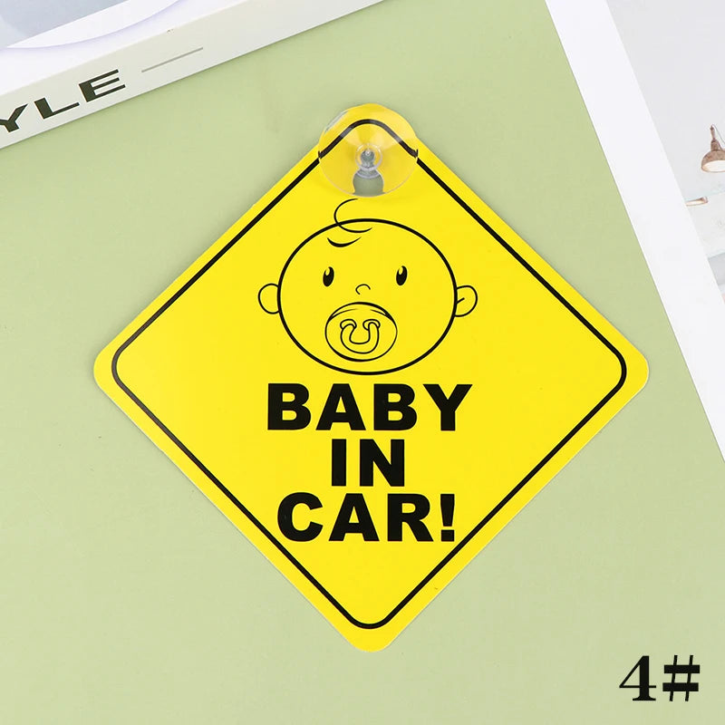 1pc Baby On Board Safety Car Window  Sticker