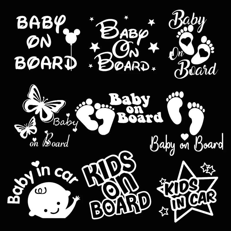 Funny Kid Vinyl Decal Stickers