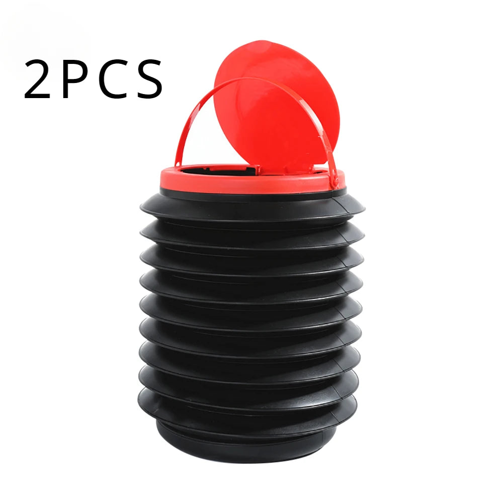 Folding garbage organizer