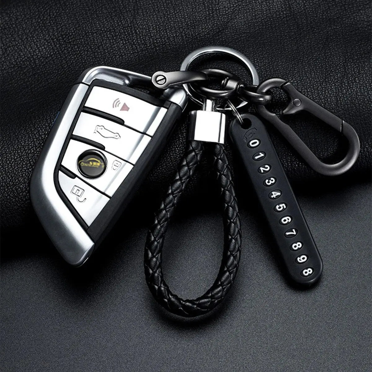 Mobile Phone Number Plate Pendant Keychain
