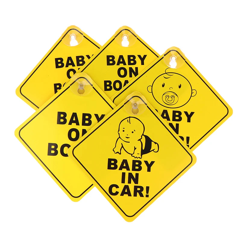 1pc Baby On Board Safety Car Window  Sticker