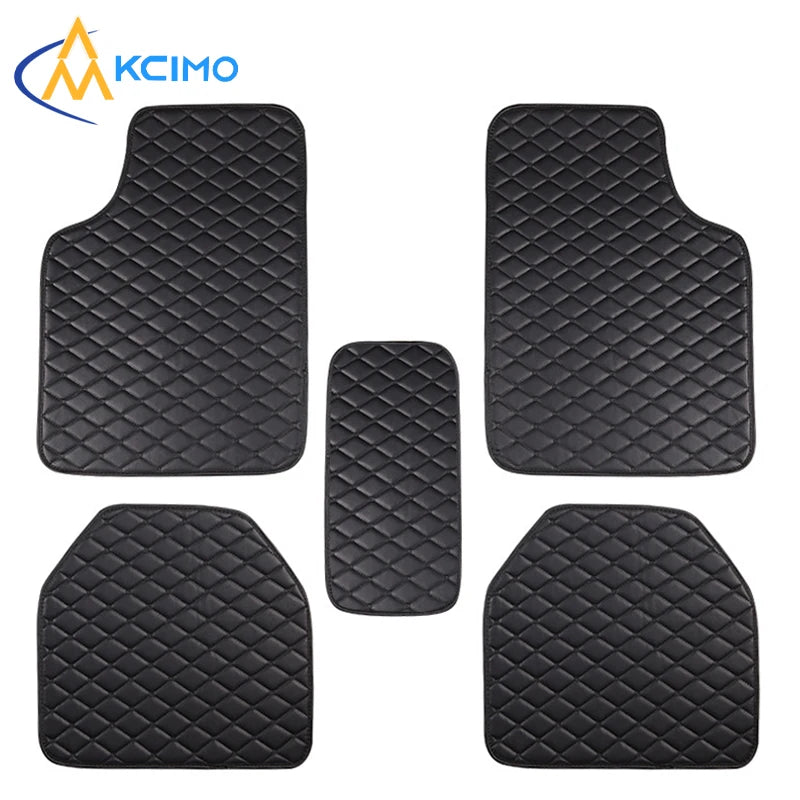 Car Floor Mats PU Leather Waterproof