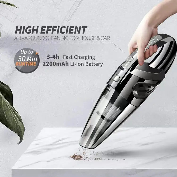 Portable Wireless Vacuum Cleaner Powerful Suction