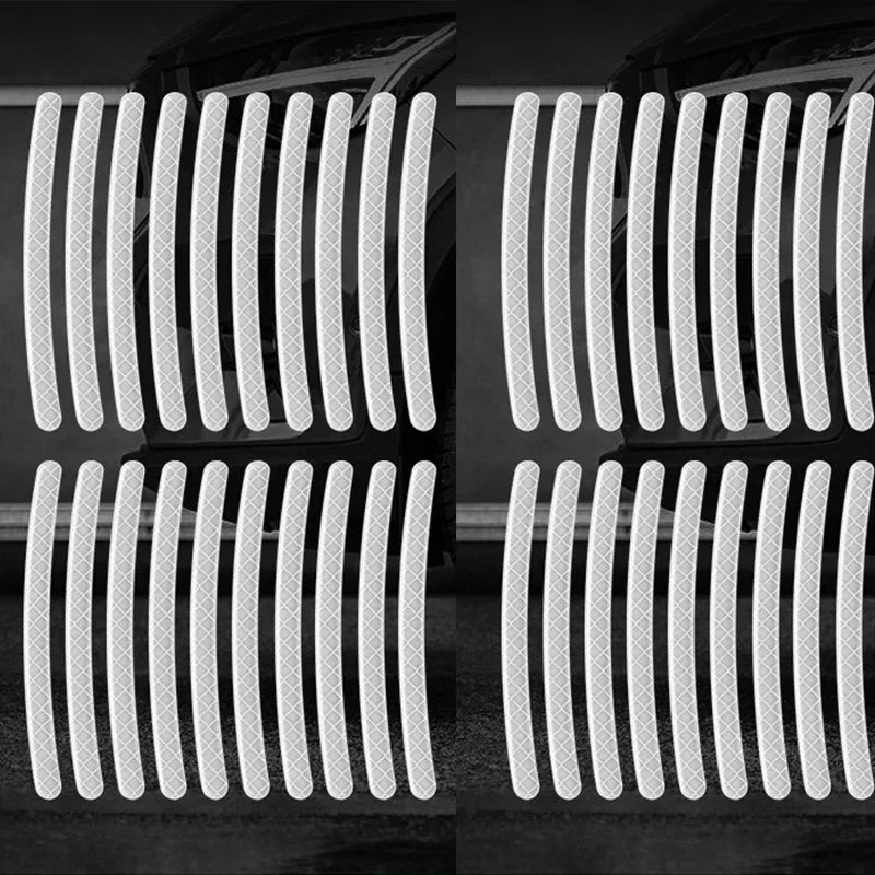 Car Wheel Hub Reflective Stripes Sticker