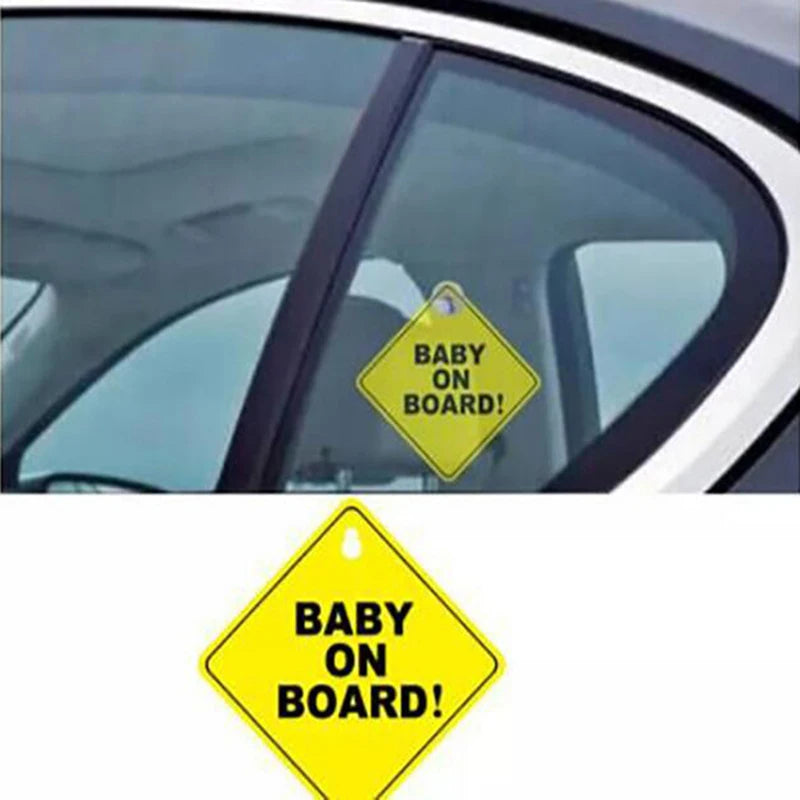 1pc Baby On Board Safety Car Window  Sticker