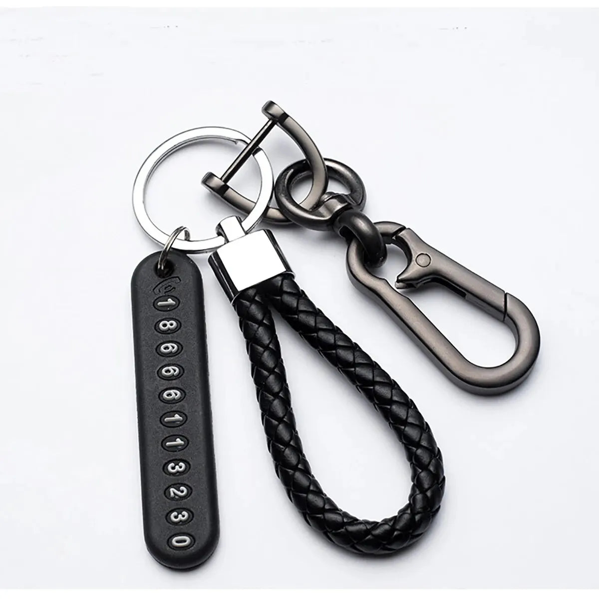 Mobile Phone Number Plate Pendant Keychain