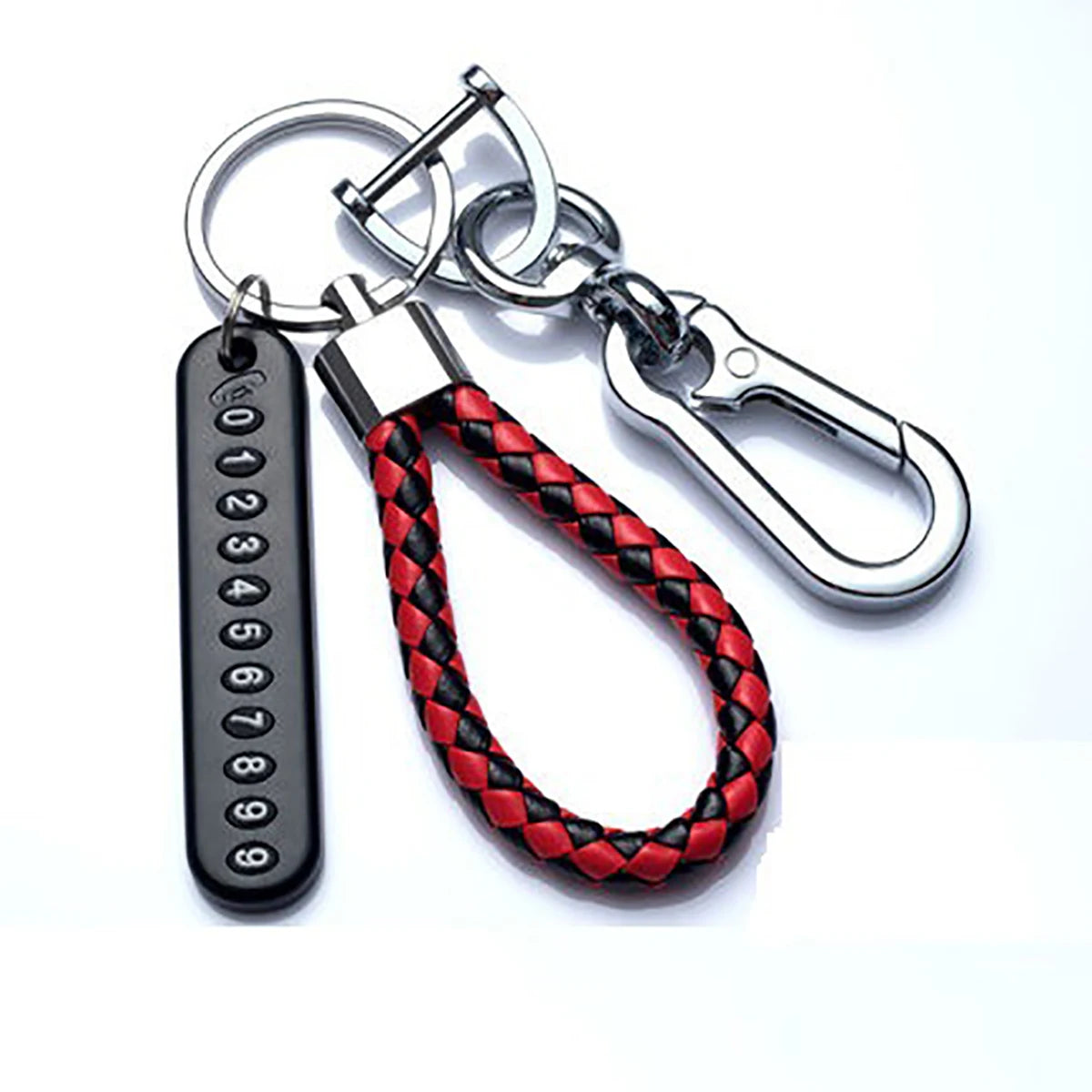 Mobile Phone Number Plate Pendant Keychain