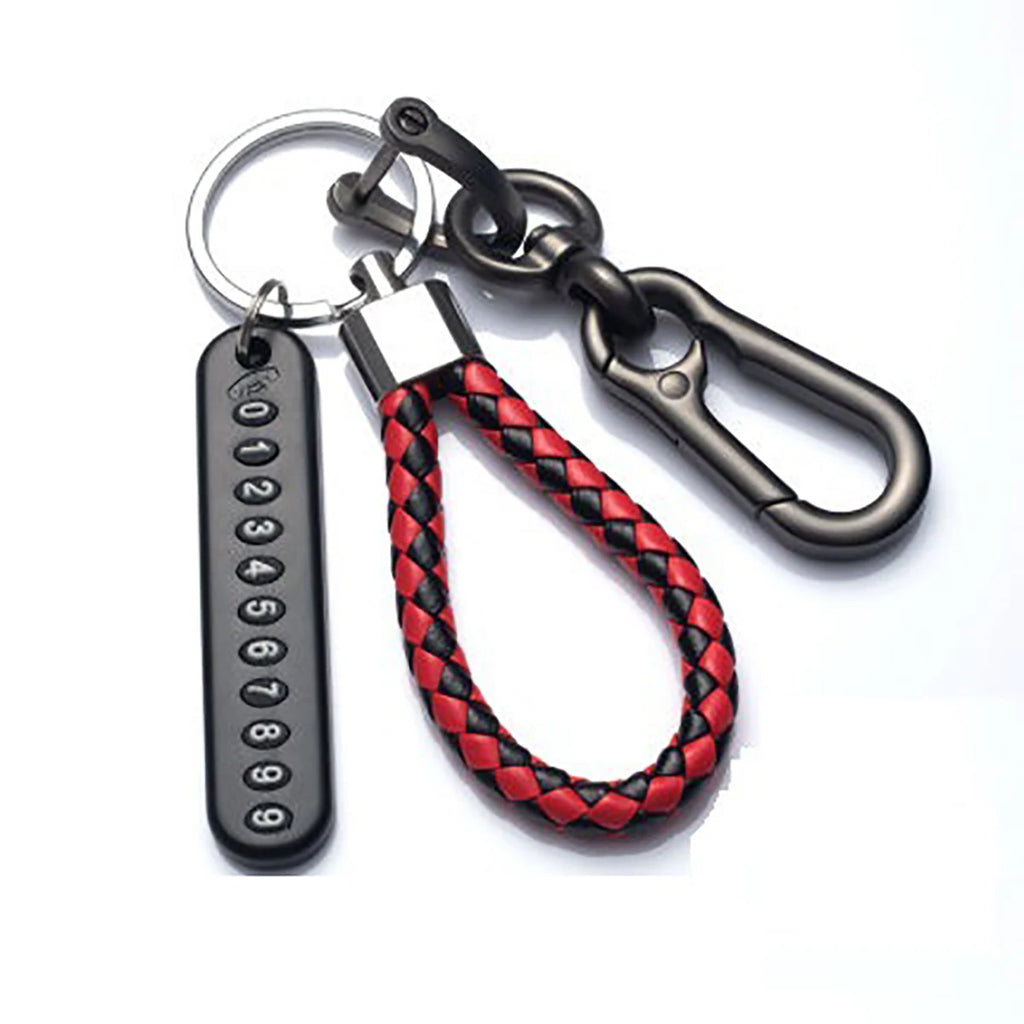 Mobile Phone Number Plate Pendant Keychain
